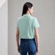 Heilan House (HLA) short-sleeved POLO shirt for women 24 new style fresh commuter embroidered short-sleeved women's summer bean green X3165/88AL recommended 115-130Jin [Jin equals 0.5 kg]