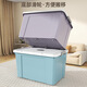 Chenzhi Shangpin thickened storage box extra large clothing storage box clothing toy storage home student dormitory plastic storage box purple BW6623#44*33*27cm without wheels