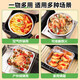 Air Fryer Tin Foil Plate Square Plate Lazy Disposable Pan Disposable After Use High Temperature Resistant Can Cook Over Open Fire Multiple Specifications Pack 20cm Large Plate Square Plate - Universal Size 70 Pack High Temperature Resistant - Not Easily Broken