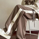 Mu Yilin Autumn Sports Pantalones para hombres Marca de moda estadounidense Pantalones heterosexuales sueltos versátiles delgados de estilo Hong Kong pantalones de moda masculinos 9901 Apricot color pantalones rectos piernas M 90-105Jin [Jin equivale a 0.5 kg]