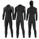 Wetsuit for men 1.5mm 3MM one-piece wetsuit for women cold-proof and warm swimsuit surfing paddle board snorkeling suit new style 1.5MM black gray short-sleeved one-piece back opening male 2XL