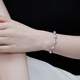 Lukfook Jewelry True Me Series Platinum 950 Seawater Pearl Platinum Bracelet as Gift GJT0002DS Total Weight 6.67 Grams