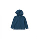 MUJI older children's UV-resistant, easy-drying zipper hoodie, children's outerwear, sun protection clothing CB1J1A4S Navy Blue 110/56A