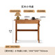 One wood all solid wood desk, imported oak desk, simple modern computer desk, multi-functional writing desk, study furniture, desk 0.9 meters, single drawer, FAS grade oak