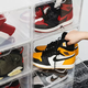 Yusenyi acrylic shoe box storage box transparent aj shoe display side opening dustproof plastic magnetic space-saving shoe rack shoe wall (quality inspection report) transportation damage free reissue 33x27x21cm 33 pcs 33x27x21cm