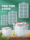 Multi-grid parts box jewelry box electronic components transparent plastic building block storage box small screw classification grid 10 grids can be separated
