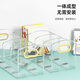 Jiedu desktop book storage rack student desk book stand children's picture bookshelf acrylic transparent storage rack