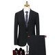 GOLDLION G+ Jinlilai suit men's four seasons new anti-wrinkle slim professional formal suit business dress men's outer black M 170 recommended 125Jin Jin equal to less than 0.5 kg