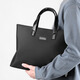 Fu Jian briefcase men's business laptop bag Valentine's Day business trip office handbag waterproof men's bag business briefcase black 14 inches