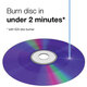 Disco CD-RW de alta velocidad Verbatim de 700 MB 4-12X regrabable 10 discos plateados