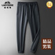 Classic Car (LAOYECHE) high-end boutique autumn elastic waist nylon leggings sweatpants men's loose pants men's casual pants autumn sports pants black 5XL