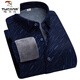 
Woodpecker (TUCANO) winter plus velvet warm shirt men's plaid shirt long sleeve thickened men's clothing autumn and winter middle-aged and elderly daddy wear 9902 XL 115-135Jin [Jin equals 0.5 kg]