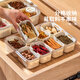 Modern Housewife Spice Storage Box Household Condiments Aniseed Pepper Chili Seasoning Box Kitchen Seasoning Jar Seasoning Box Seasoning Compartment Storage Box-8 Compartments Milk White Product Specifications See Figure 2 for details