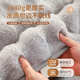 Love Life Rabbit Plush Sofa Cushion Winter Thickened Sofa Seat Cushion Cover Armrest Towel Cover Non-Slip Gray 70*70cm