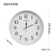 RHYTHM Japanese silent luminous living room large wall clock home light luxury simple fashion wall watch 32cm wall hanging CMG635WR08