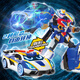 High-end card fighter 3 toys genuine transforming robot car mecha toys boys and children gifts dazzling blue lightning S new products in stock quickly
