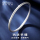 SHENGSHIQIYUAN (SHENGSHIQIYUAN) pt999 platinum bracelet for women platinum bracelet ancient heritage bracelet for women solid simple plain ring light luxury customization (deposit/final payment) single shot will not be shipped