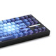 ZH870 White Sketch Mechanical Keyboard Kabel Wireless Bluetooth Customized Boys and Girls Office E-Sports Mahjong Sound Mute Achse Stone Sound ZH870 Black Sea Moon Side Gravur Meteor Achse (Jungen erste Wahl Quick Trigger Game)