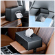 Wuji car handrail box tissue box hanging car tissue storage box high-quality napkin cardboard box interior supplies NIO ET5ES6ES8ET7EC679 car special tissue box [J] 1