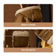 ASK JUNIOR Maillard children's coat girls autumn and winter new arrival medium and large children's hooded fleece jacket belt buttoned coat children's clothing khaki 170