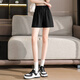 Magical style new summer elastic waist shorts for women casual loose high waist A-line slimming versatile wide-leg shorts 826 black XL