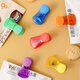 Manami 6-pack magnetic refrigerator sealing clips color sealing fresh-keeping clips household snacks moisture-proof clips seal message stickers multi-functional sealing clips refrigerator magnet clips magnetic clips 6 random colors