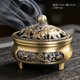 Alloy three-legged lotus incense burner household disc incense burner indoor incense burner live broadcast incense burner incense seal burner ornaments separate incense burner no Specifications