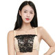 Wen Nian bra wrap, anti-exposure artifact, tube top for women, summer lace bra wrap, plus size, one piece base, rose white, one size fits all