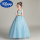 
Disney (Disney) Girls' Birthday Dress Princess Dress High-end Fashionable Girls Children's Flowers Wedding Dress Piano Performance Clothes BX683 Navy Blue 120 cm