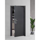 Anti-theft door household entrance door indoor rental room door entrance door outer double door steel engineering single door 2050*960 outsourcing side left opening + mechanical lock