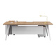 OUYIN simple and fashionable boss desk office desk and chair supervisor desk manager desk executive desk office furniture single table 1.8*0.8 (with side cabinet)