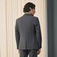 Qipai suit men's spring and summer new style wool warm suit dress far infrared heat storage 0100 medium gray 46 (170)