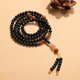 Henglijia Original Natural Medicine Amber Buddha Beads Bracelet for Men and Women South Red Agate Gourd 108 Bodhi Seed Rosary Beads Bracelet Upgraded 6mm-108 Beads