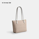 COACH brand direct supply women's bag FIONA shoulder zipper tote bag CBT18 sand yellow Christmas gift