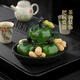 Tao Fuqi boutique can grow color-changing good persimmon peanut tea pet ornaments tea accessories tea table tea tray tea table decoration mtc good persimmon peanut