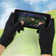 Beautifully made half-cut gloves, thin half-finger anti-slip touch screen, riding, driving, outdoor sports, work, labor insurance, fishing gloves, black dot glue exposed two fingers, 3 pairs