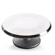 Sanneng Aluminum Alloy Cake Cream Turntable Decoration Table Rotating Plaster Household Commercial Decoration Turntable Baking Tools 12-inch Aluminum Alloy Decoration Turntable Can Make 4~10-inch Eggs