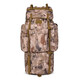 Outdoor 110 liter large capacity camouflage backpack backpack carrying tactical mountaineering bag U-shaped steel frame large backpack green camouflage-110L 110L