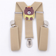 Qimeilian children's suspenders clip pants anti-fall artifact suspenders replacement shoulder straps children boys and girls baby suspenders clip XCZ beige yellow bear