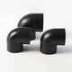 Guanzhuo PE Butt 90 Elbow Standard Size Ratio SDR11 Specifications 75mm Black 75mm PE