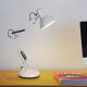 Reading eye protection desk lamp creative warm bedroom study dormitory desk student writing work American led desk lamp black three-stage dimming warm light 7WLED button switch