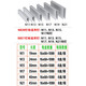 Yichen custom N nail code nail N11 N13 N15 N17 N19 N21 pneumatic gun nail N851 N838 wood N17 code N21 nail silver white 1088 ship one box