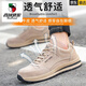 Western Camel (VANCAMEL) labor protection shoes for men, steel toe, anti-smash, anti-puncture, lightweight, anti-odor, anti-scalding, welder, anti-scalding, cowhide construction site, four-season model, 689 khaki color cowhide, anti-smash, anti-puncture, welding shoes 42