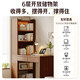 Lin Zhiyu solid wood desk and bookcase integrated wall-mounted small apartment desk workbench bedroom bedside table bedside home computer desk small apartment preferred selected solid wood core walnut color 120cm