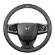 Honda steering wheel cover genuine leather Accord CRV Haoying Civic P7 Odyssey HRV Jed handlebar cover ultra-thin round ultra-thin model black line without label