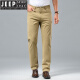 Jeep Spirit Sommer dünne Baumwoll-High-End-Jeans-Jeans-Männer losen Geschäft mit gerader neuer Stretch-Männerhose J7029 Grün [Sommer dünn. Stil] 29 [Taillenumfang 2 Fuß 2]