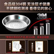 Special steaming tray for Shouli wok, 304 stainless steel, thickened, high temperature resistant, easy to clean, densely packed steaming holes, multifunctional water-proof steaming rack, upgraded 28cm steaming tray, 304 stainless steel, thickened and durable/heightened plate rim