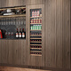 BAIKAILUN seamlessly embedded wine cabinet custom door refrigerator cabinet fully hidden beverage tea cabinet thermostatic cabinet fully embedded ice bar thermostatic wine cabinet light luxury household refrigerator multi-functional display cabinet first-level energy efficiency | dual temperature | red wine tea style 256L custom cabinet door