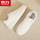 Pull back women's shoes white shoes women's 2024 spring new shoes women's versatile sports sneakers students thick-soled casual shoes trendy white (classic versatile style) 38