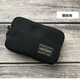Chiweng Japanische Männer und Frauen personalisierte Reißverschluss Kurzmünze Brieftasche Kupplung Coin Card Bag Min Pocket Bag Aufbewahrung kleiner Beutel Blau Nylon Tuch [klein]-